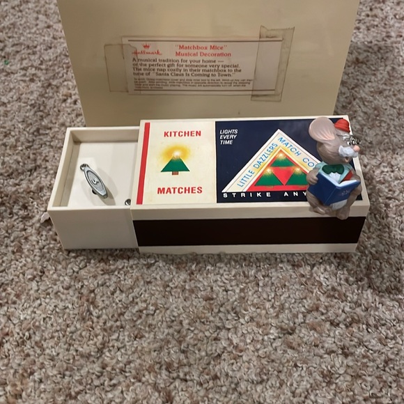 Vintage 1984 Matchbox Mice Musical decoration - excellent...